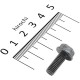 96300-0601607 BOLT, FLANGE, 6X16 (10mm CS Head) Black