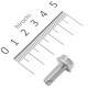 130BA0616 Kawasaki genuine bolt with brim 6X16