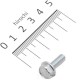 130BA0616 Kawasaki genuine bolt with brim 6X16