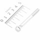 96001-0605500 BOLT, FLANGE, 6X55 (8mm Head) Zinc