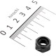 90185-08089 NUT, SELF-LOCKING 8mm Black