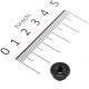 95707-05500 NUT, FLANGE 5mm Black