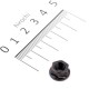 95707-06500 NUT, FLANGE 6mm Black