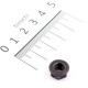 95707-06500 NUT, FLANGE 6mm Black